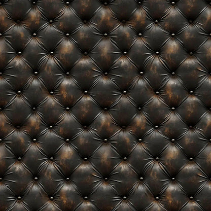 Heirloom Tufted Leather Panel - WallCreatives