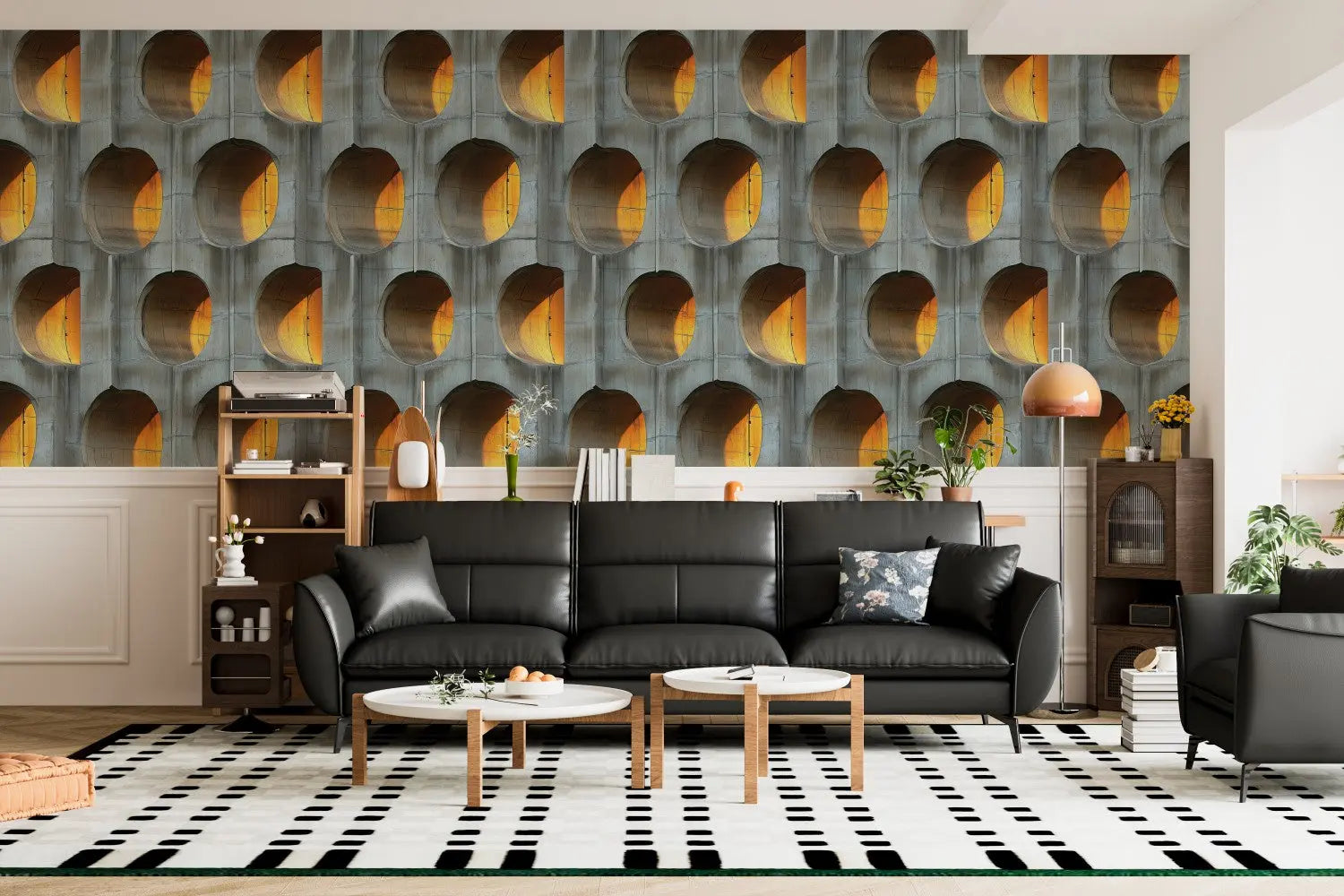 Portals of a Brutalist Sunrise WallCreatives