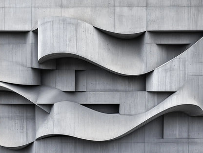 Concrete Cadence Wall Mural - WallCreatives