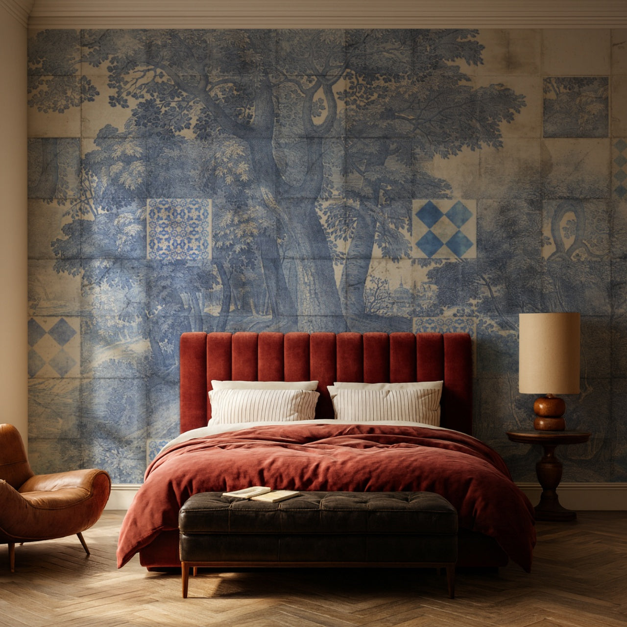 Tapet Azure Grove WallCreatives