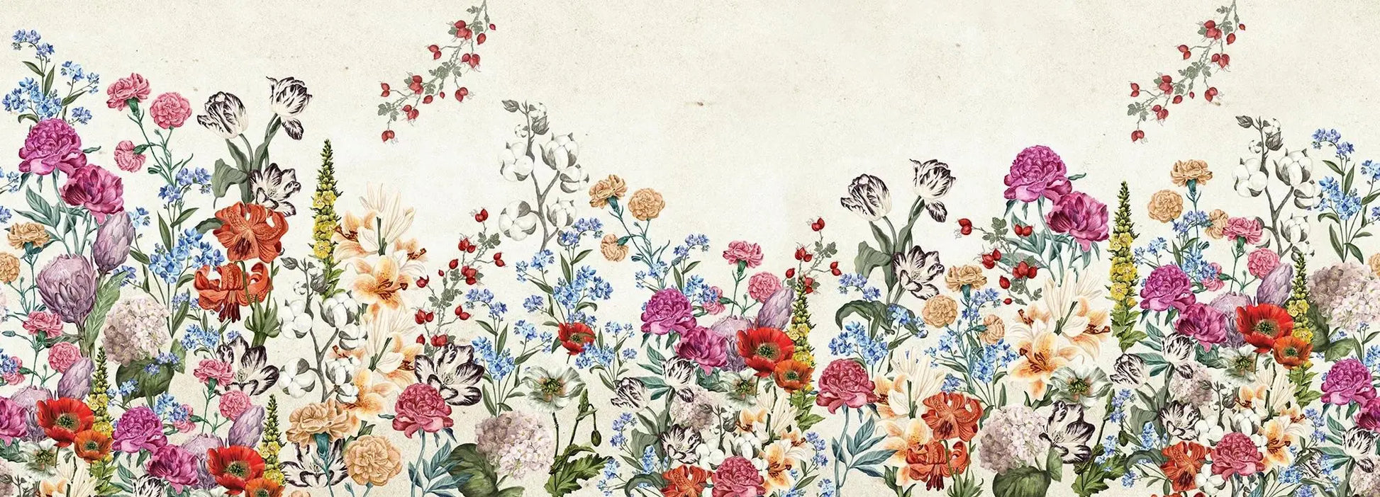 Light Mural Bouquet Wallpaper Vladila