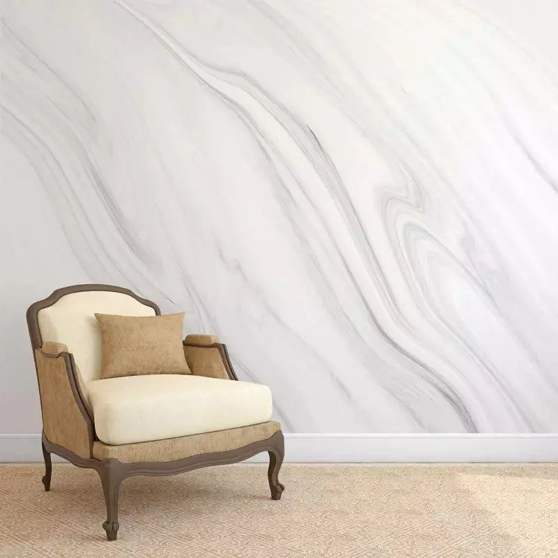 White Fine Marble Wallpaper Vladila