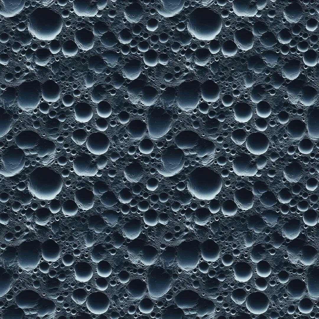 Celestial Cratered Moonscape - WallCreatives