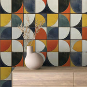 Abstract Cadence Tiled Mural - WallCreatives