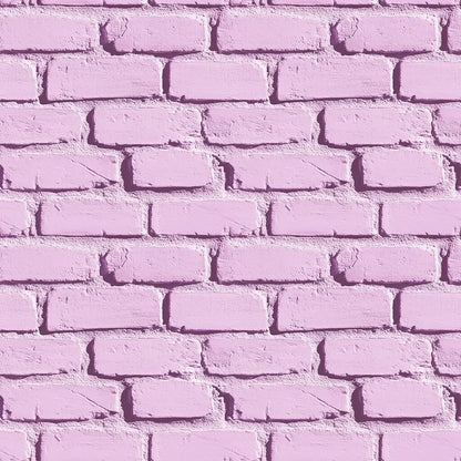Blushing Lilac Brick - WallCreatives
