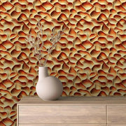 Warm Dune Contours - WallCreatives