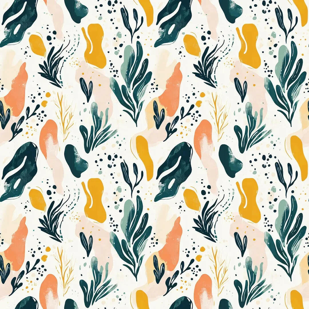 Terracotta Tidepool Abstract - WallCreatives