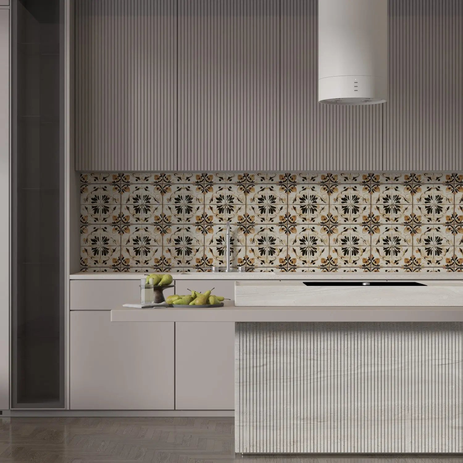 Siena Sunburst Artisan Tile WallCreatives