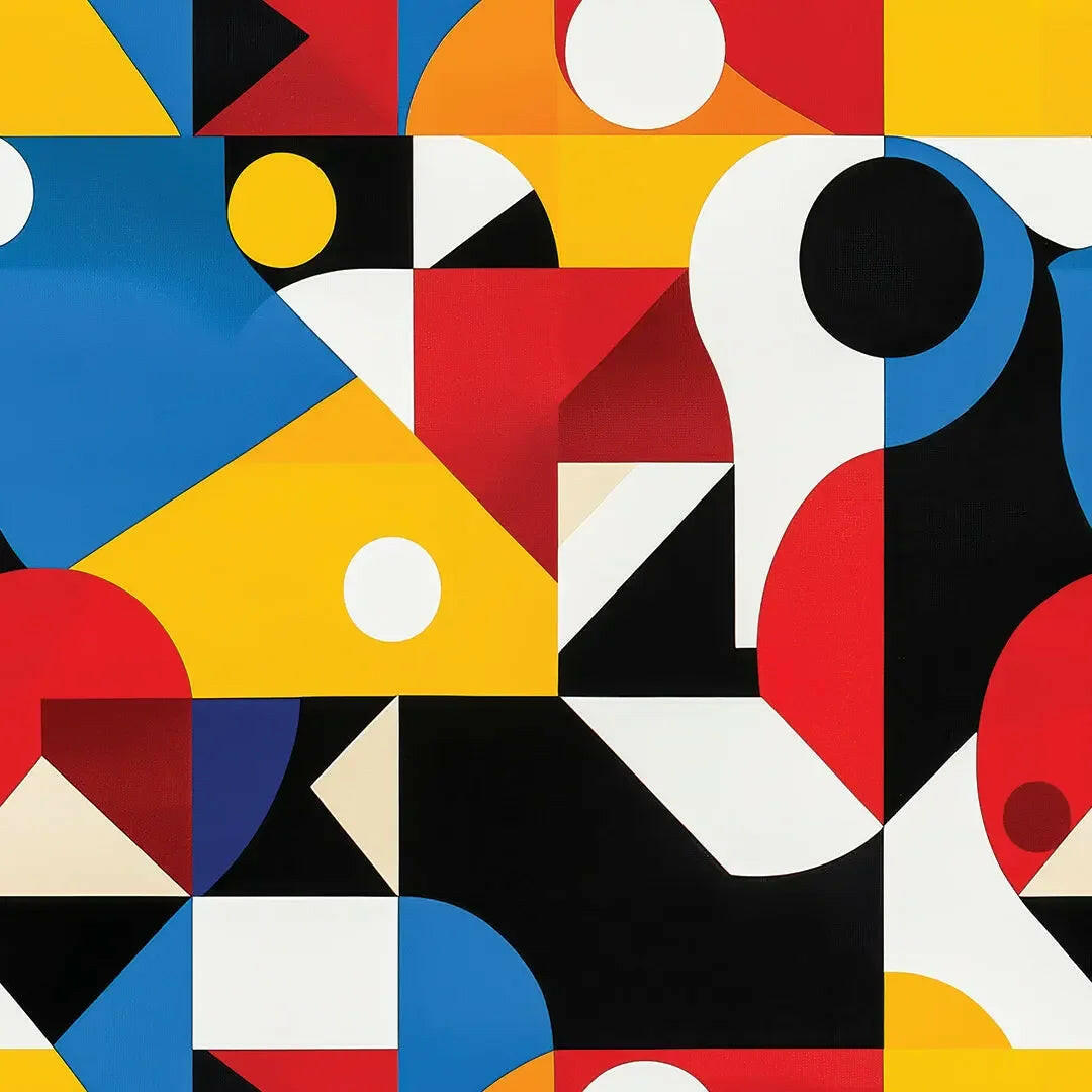 modernist colorblock composition - wallcreatives