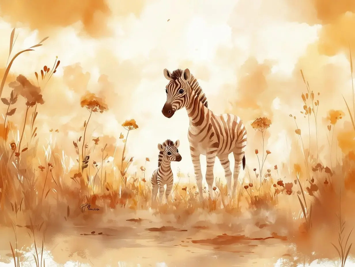 Savanna's Gentle Embrace - WallCreatives