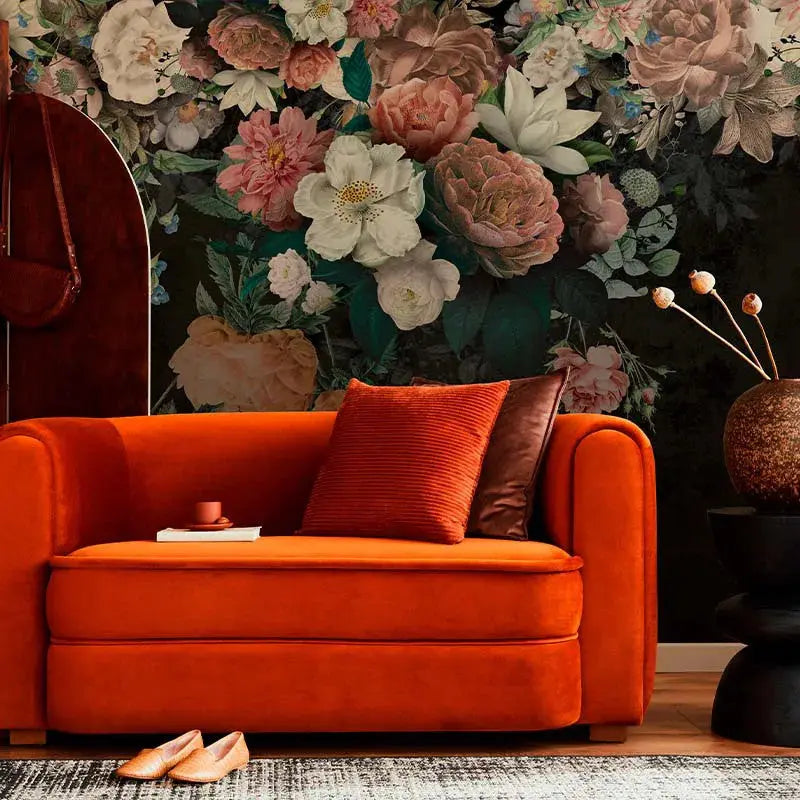Painterly Roses Wallpaper Vladila