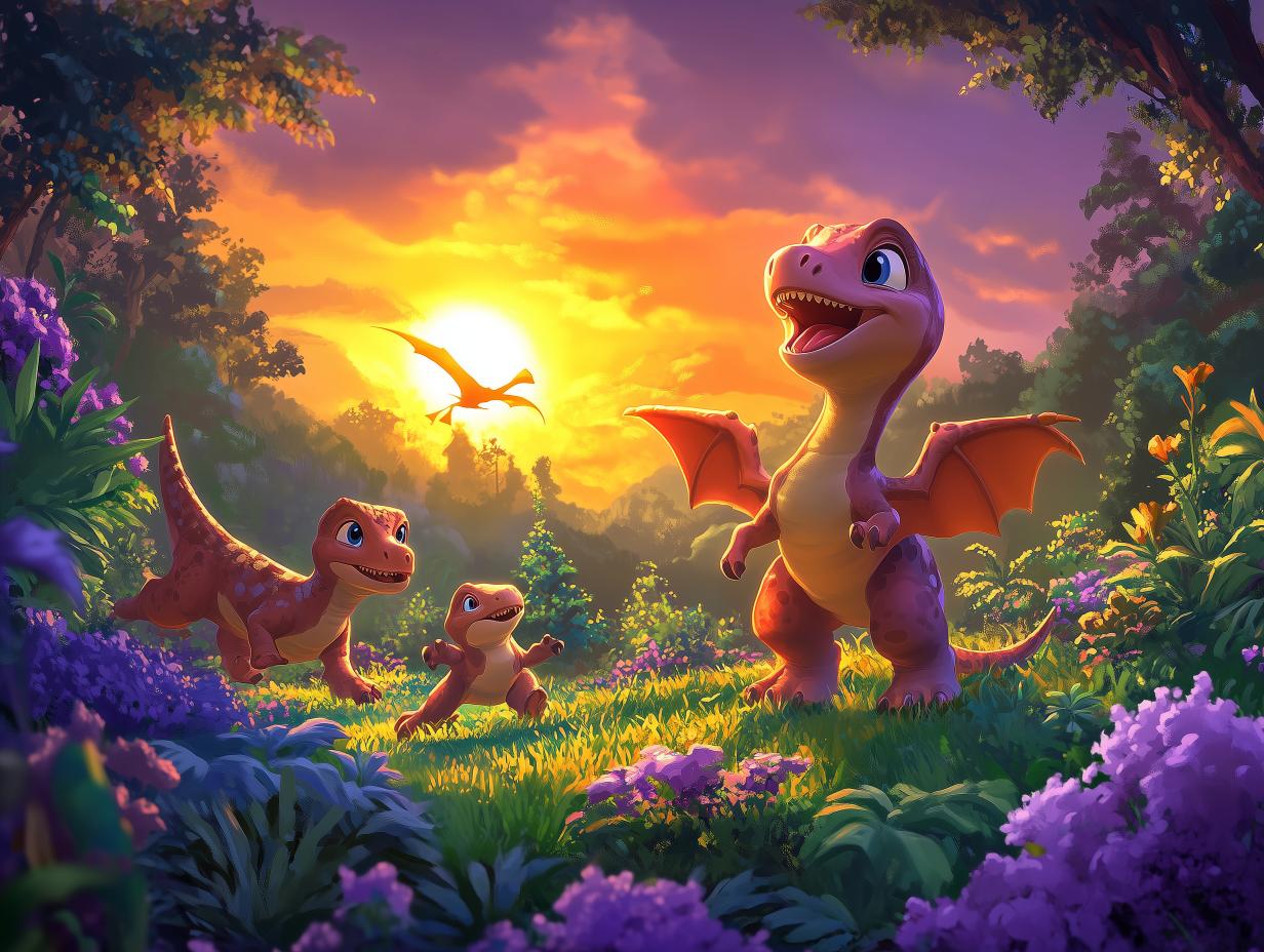 jurassic sunrise wonderland