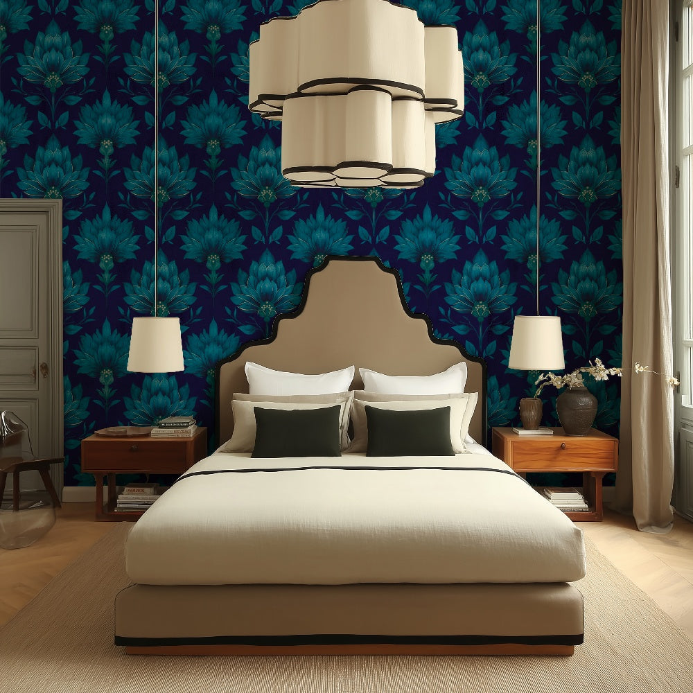Ophelia's Veil carpet blue Vladila