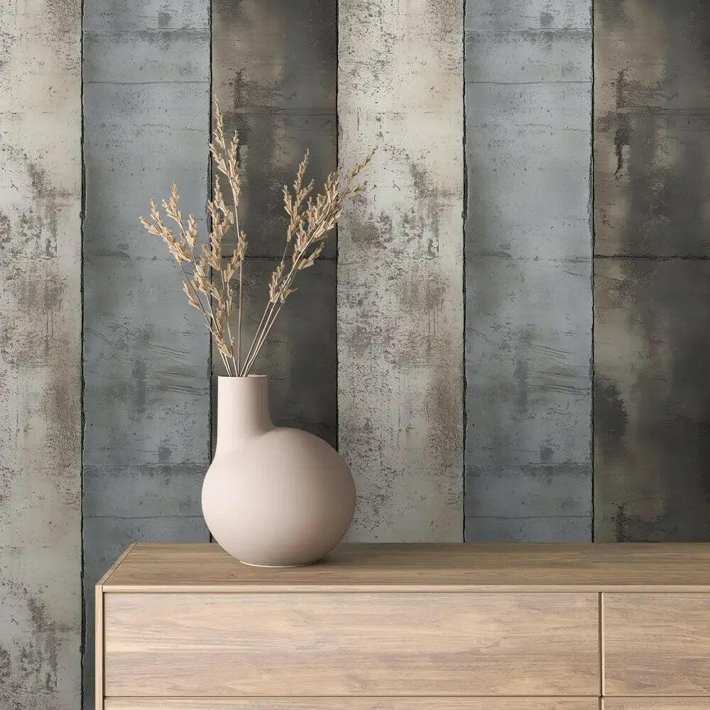 Urban Concrete Strata Wallpaper - WallCreatives