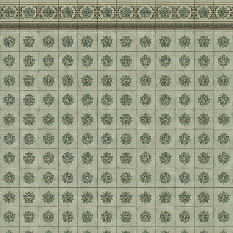 Green Tiles Wallpaper Vladila