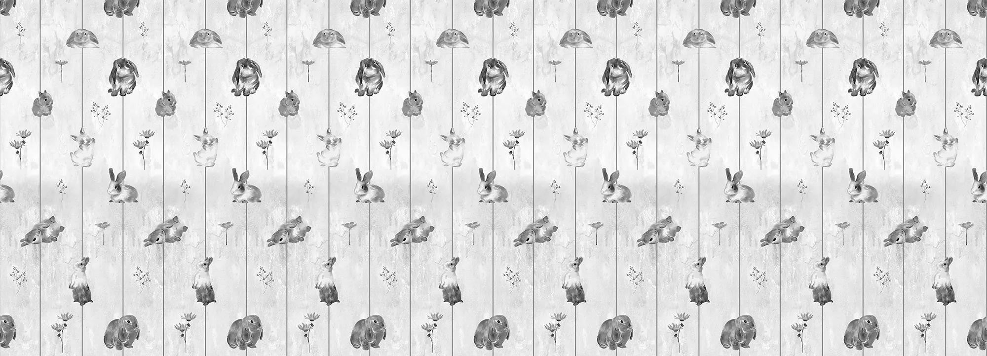 Gray bunnies Wallpaper Vladila