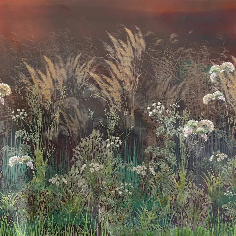 Bright Greenery Nightfall Wallpaper Vladila
