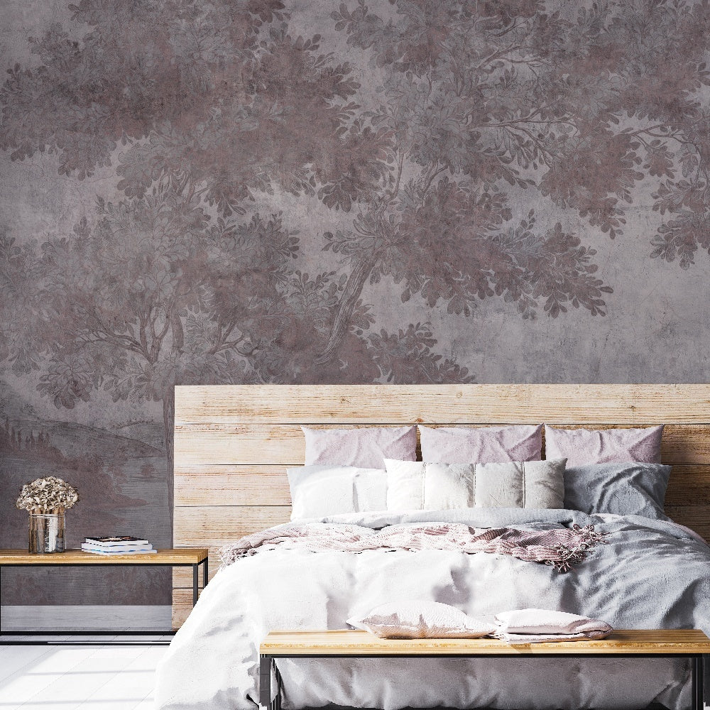 Tapet Sunburnt Realm rose WallCreatives