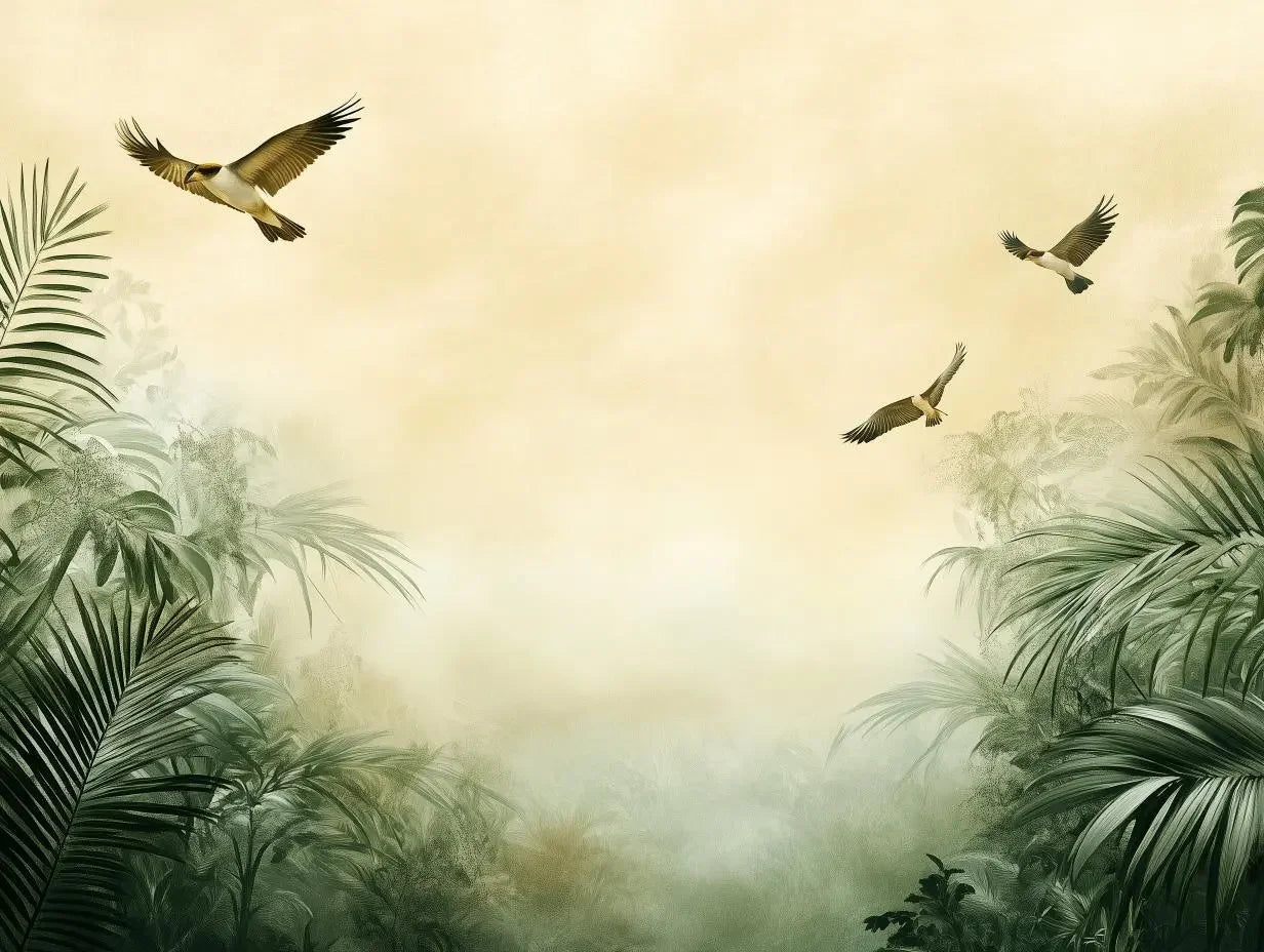Golden Hour Jungle Soar - WallCreatives