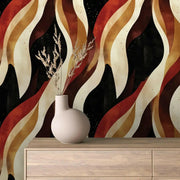 Midnight Ember Dance - WallCreatives