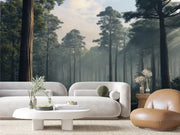 Whispering Giants Forest Mural - WallCreatives