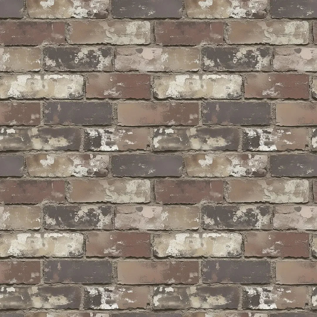 Foundry Blend Weathered Brick - WallCreatives