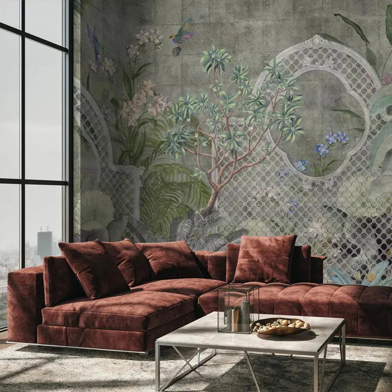 Verdant Mosaic Wallpaper Vladila