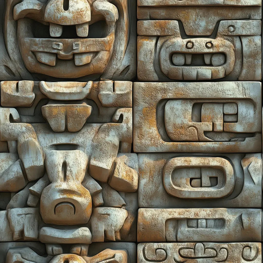 Ancient Citadel Carvings - WallCreatives