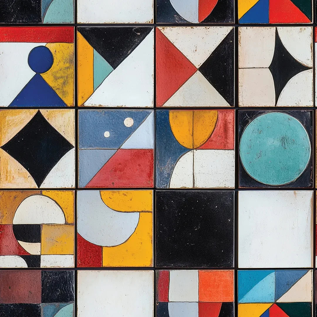 Modernist Form Study Grid - WallCreatives