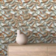 Whispering Silk Currents - WallCreatives