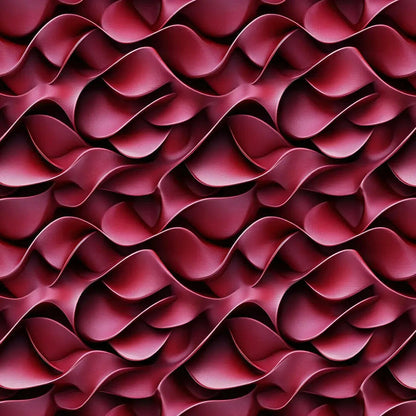 Crimson Velvet Cascade - WallCreatives