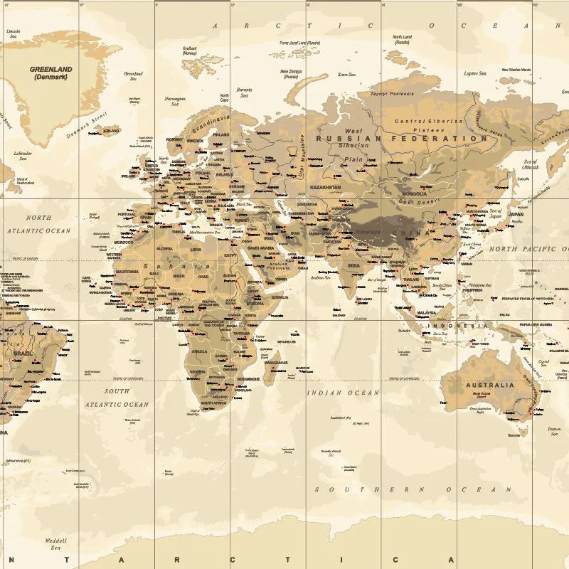 Classic Vintage Map Wallpaper Vladila