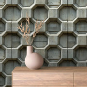 Brutalist Concrete Formwork Wallpaper - WallCreatives