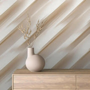 Champagne Silk Layers - WallCreatives