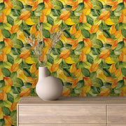 Amber & Jade Foliage - WallCreatives