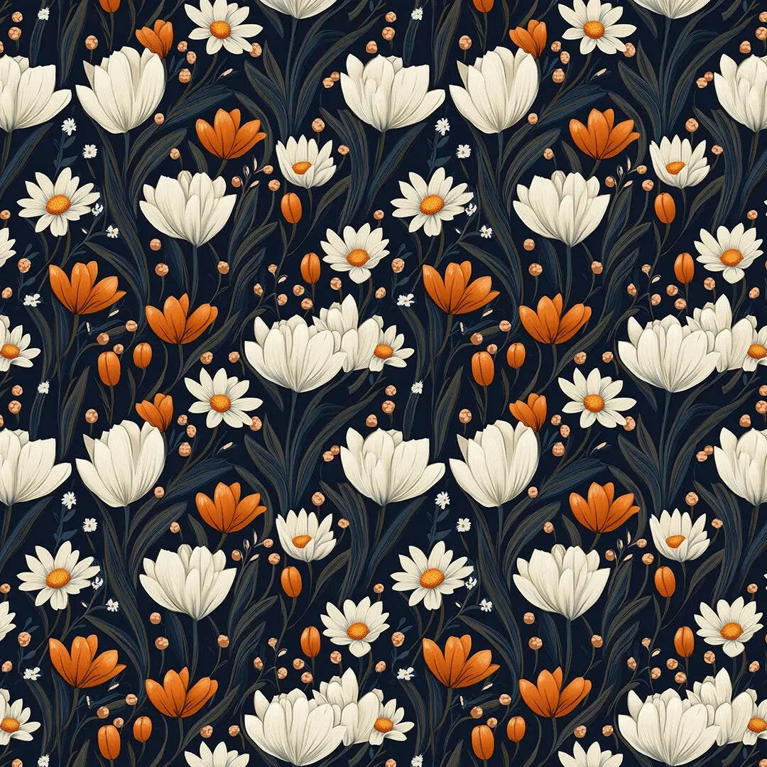 Enchanted Midnight Meadow - WallCreatives