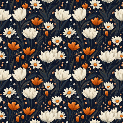 Enchanted Midnight Meadow - WallCreatives