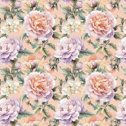 Ethereal Peony Blush - WallCreatives