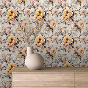 Gilded Peony Serenade - WallCreatives