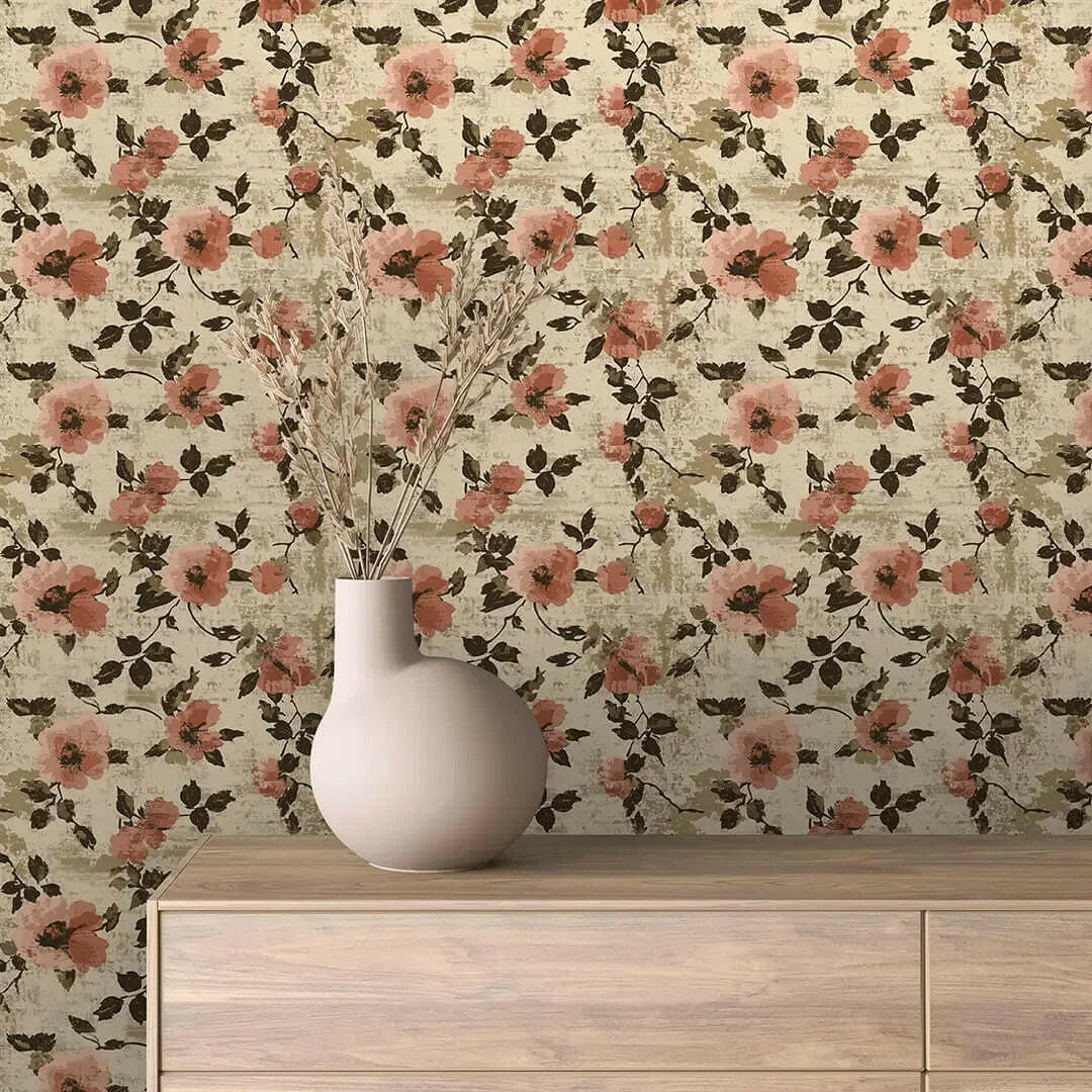 Heirloom Blush Fresco - WallCreatives