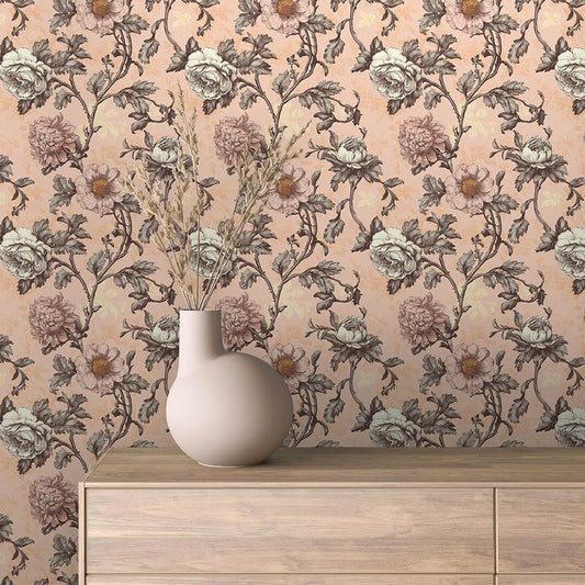 Heirloom Floral Tapestry - WallCreatives