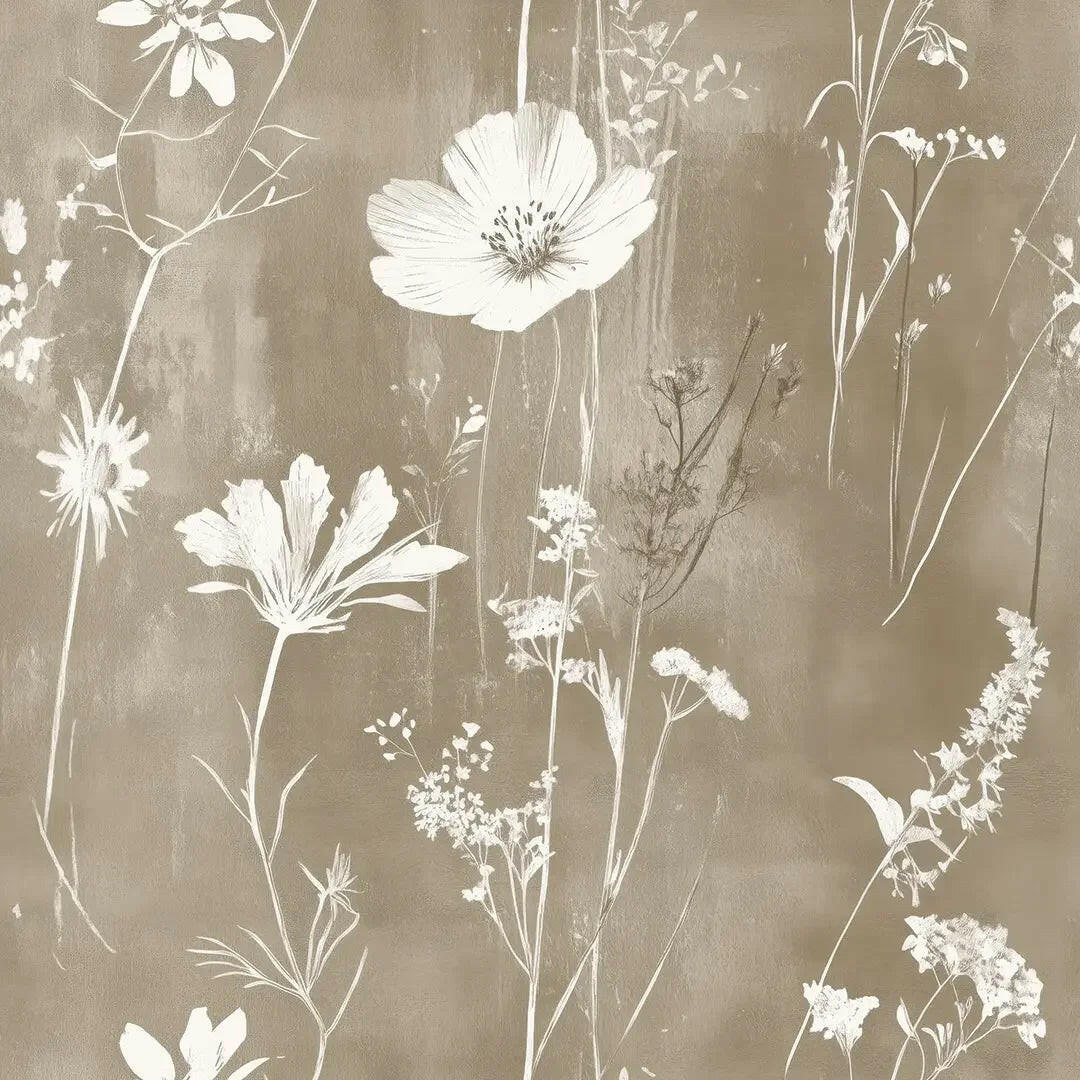 Sun-Kissed Prairie Bloom Wallpaper - WallCreatives