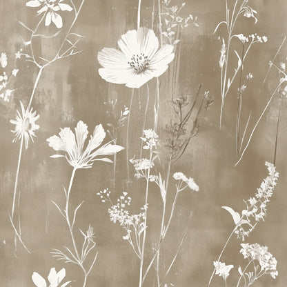 Sun-Kissed Prairie Bloom Wallpaper - WallCreatives