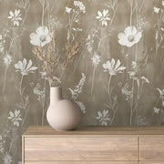 Sun-Kissed Prairie Bloom Wallpaper - WallCreatives