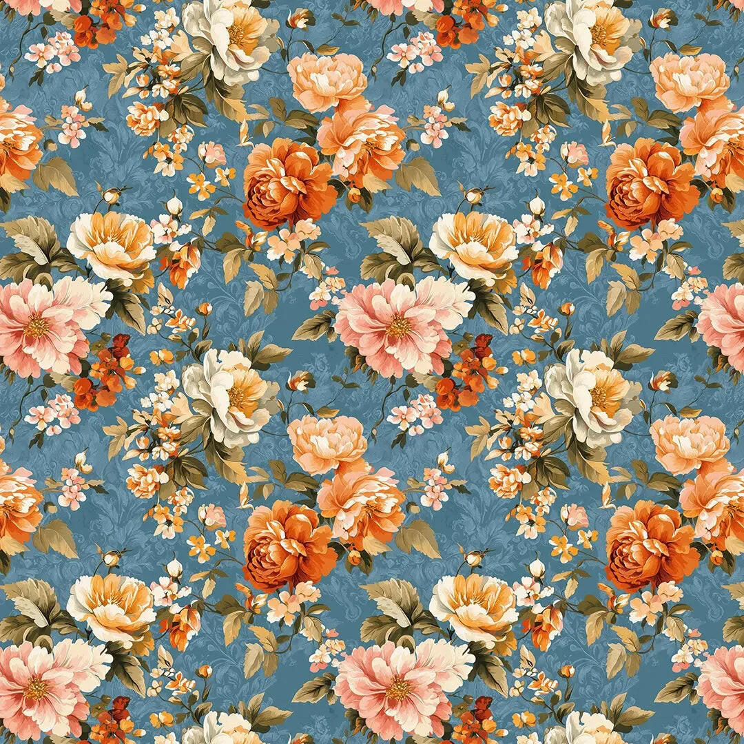 Sunset Bloom Vintage Tapestry - WallCreatives