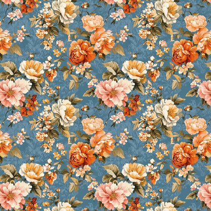 Sunset Bloom Vintage Tapestry - WallCreatives