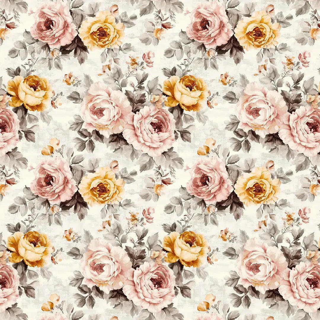 Timeless English Rose Garden - WallCreatives