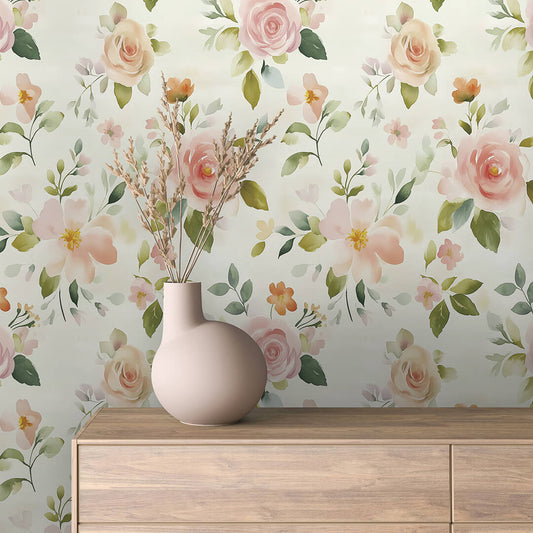 Whispering Petals Garden - WallCreatives