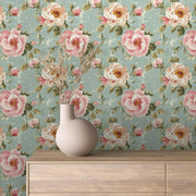 Whispering Petals Heritage Wallpaper - WallCreatives