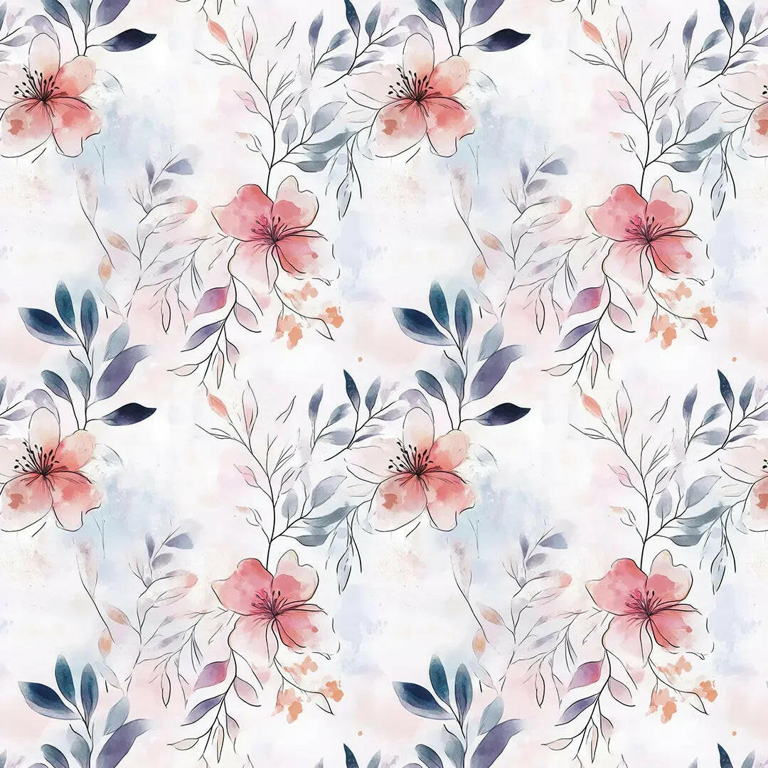 Whispering Petals Watercolor Dream - WallCreatives